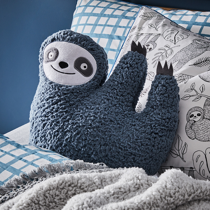 Smiley Sloth Quilt Cover Set Adairs