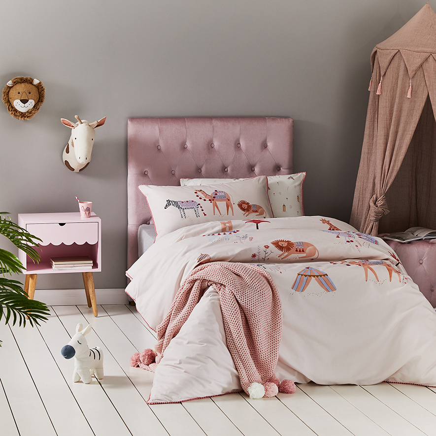 Moroccan Dreaming Pale Pink Quilt Cover Set Adairs