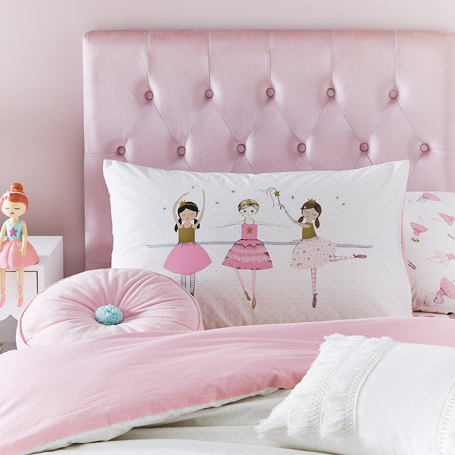 Girls ballerina outlet bedding