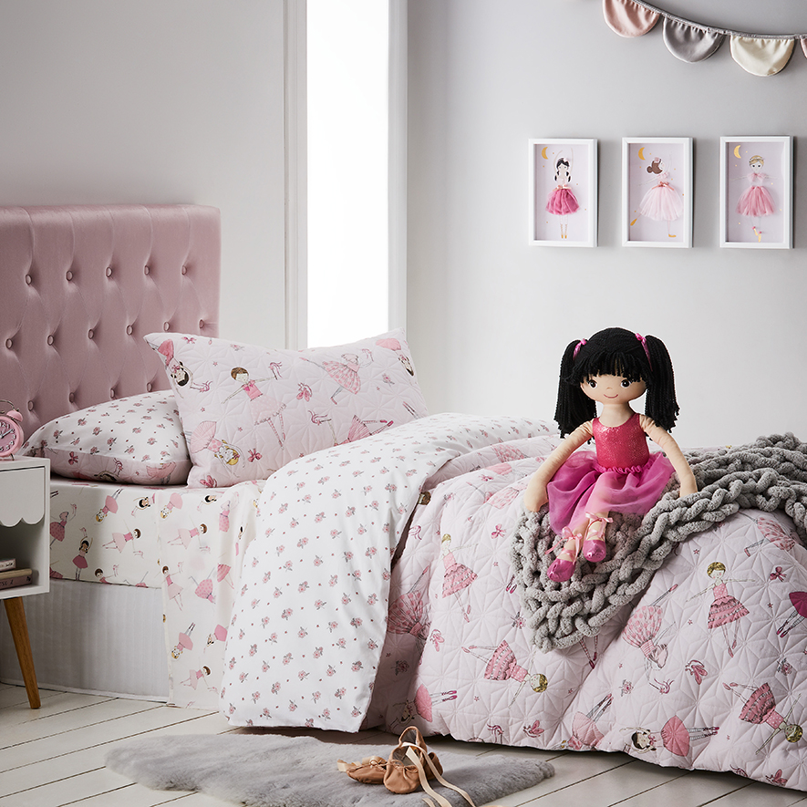 Adairs ballerina new arrivals quilt cover
