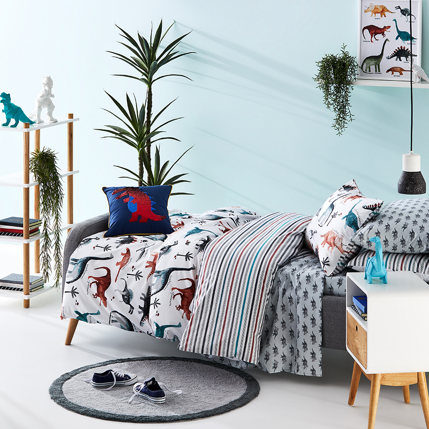 Dinosaur single bed cover cheap