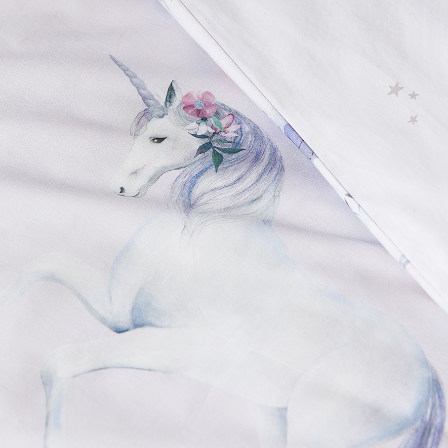 Blossom Unicorn Quilt Cover Set Adairs