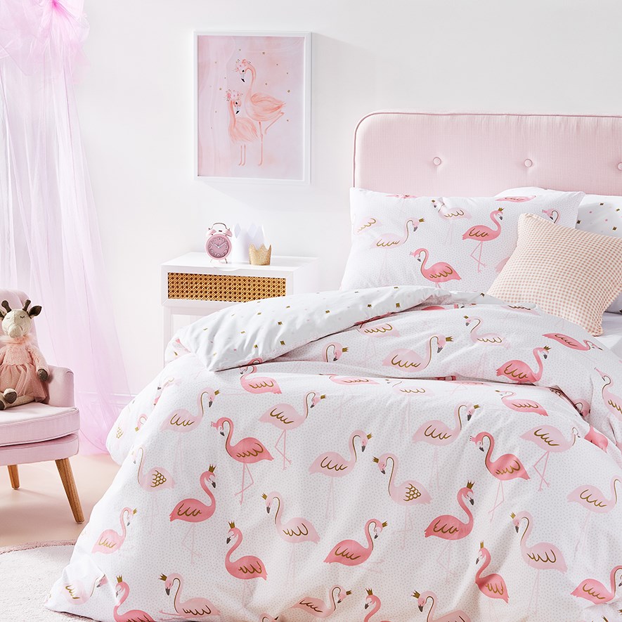Flamingo comforter queen sale