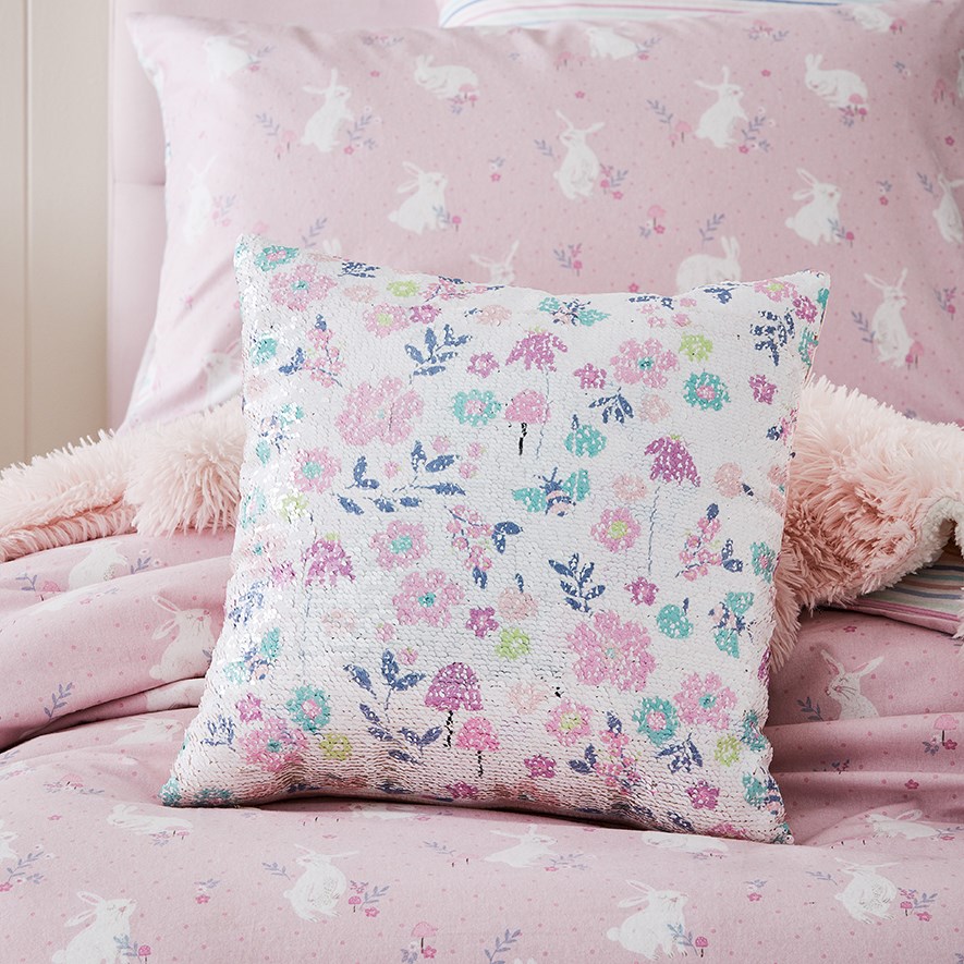 Sweet Little Bunny Pink Flannelette Quilt Cover Set Adairs