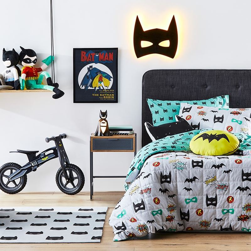 Batman & Robin Quilted Quilt Cover Set