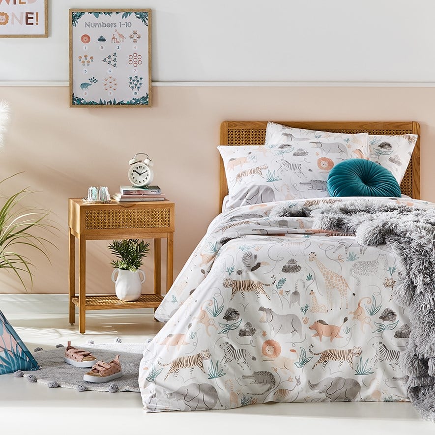 Kids single quilt cover top