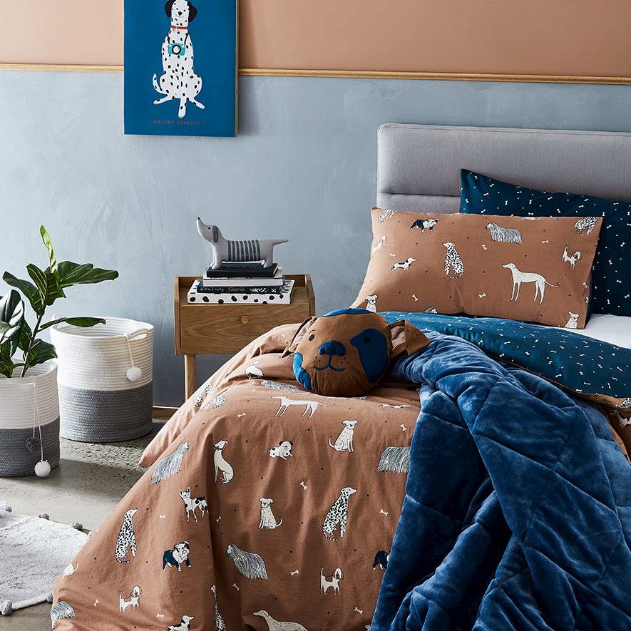 Dog park quilt set sale