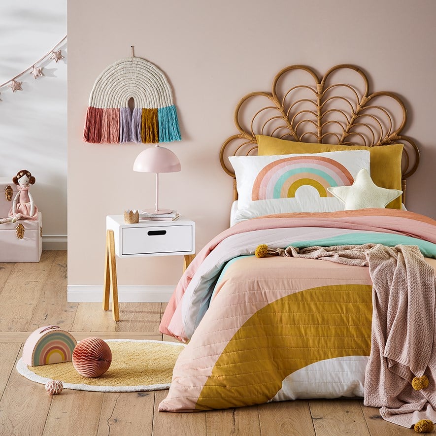 Kids rainbow quilt store