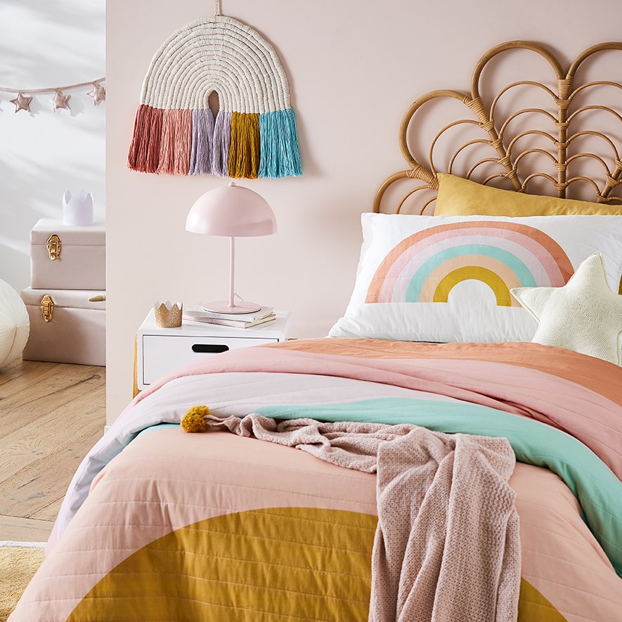 Rainbow duvet hot sale cover