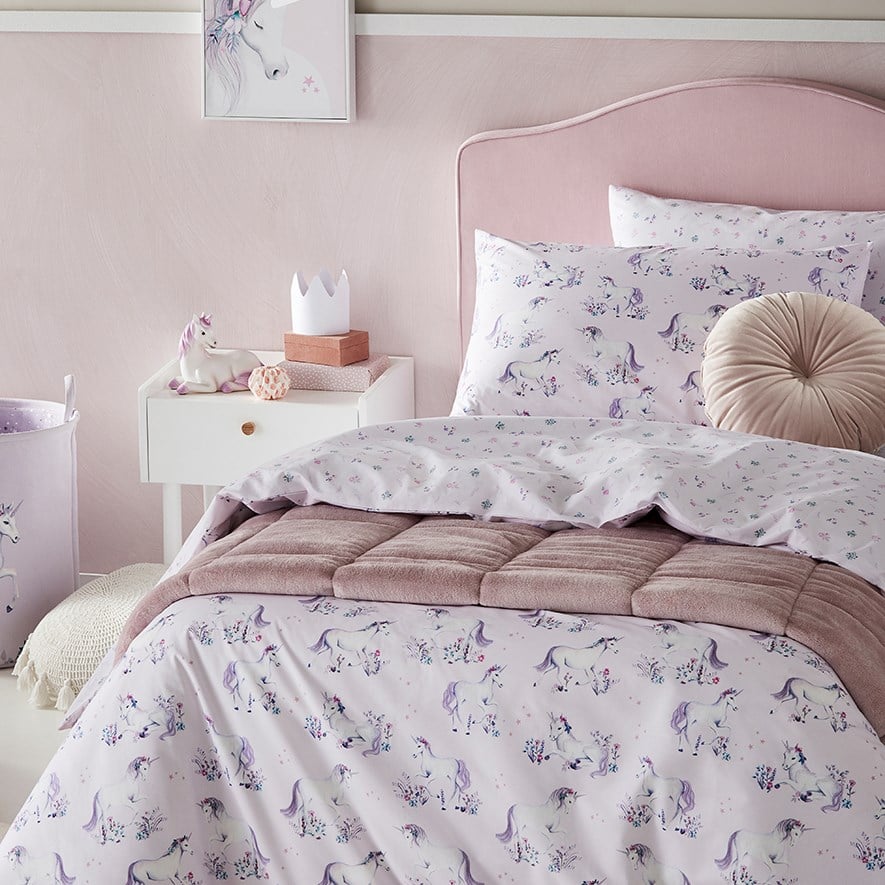 Adairs unicorn sales quilt cover