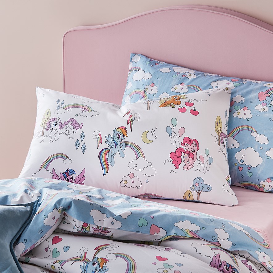 MY LITTLE PONY Rainbow Love White Quilt Cover Set Adairs