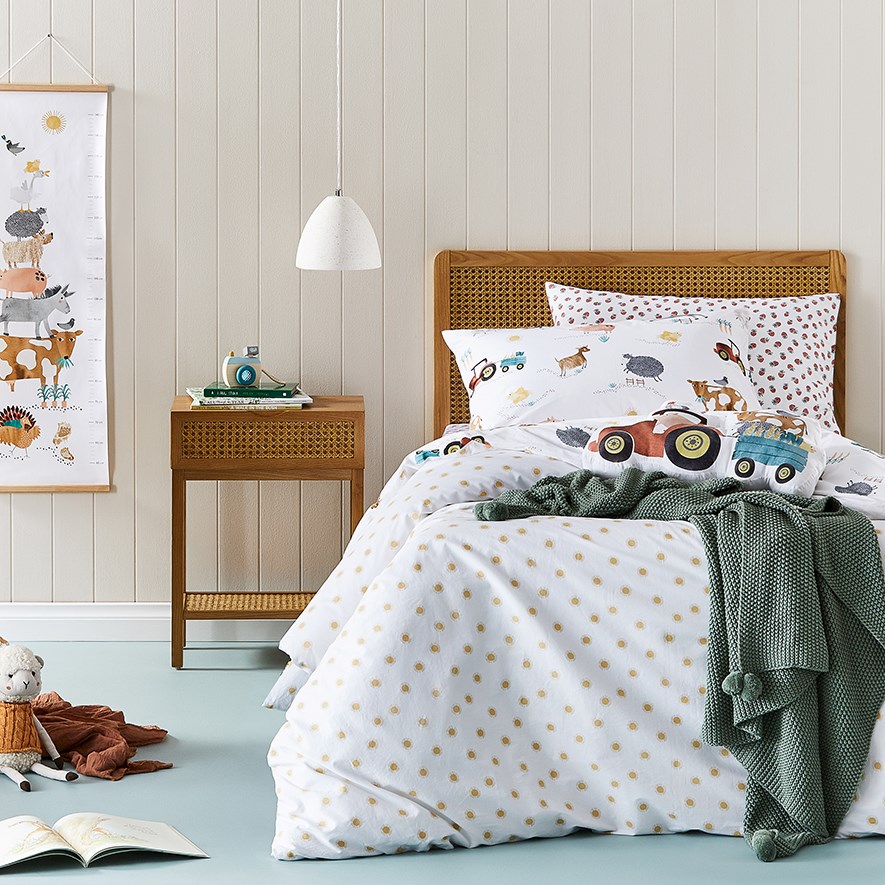 Kids farm bedding sales