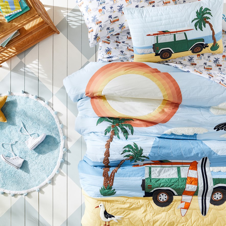 Surf online duvet cover