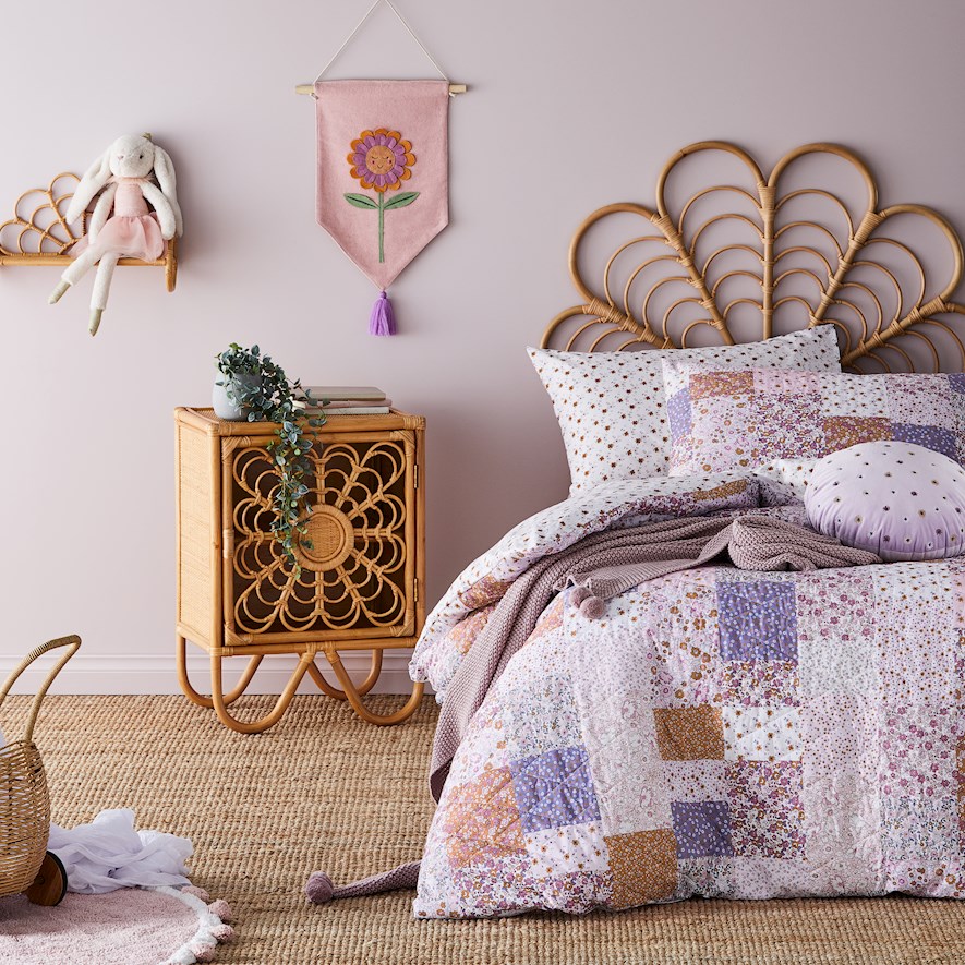 Kids quilted 2025 quilt cover
