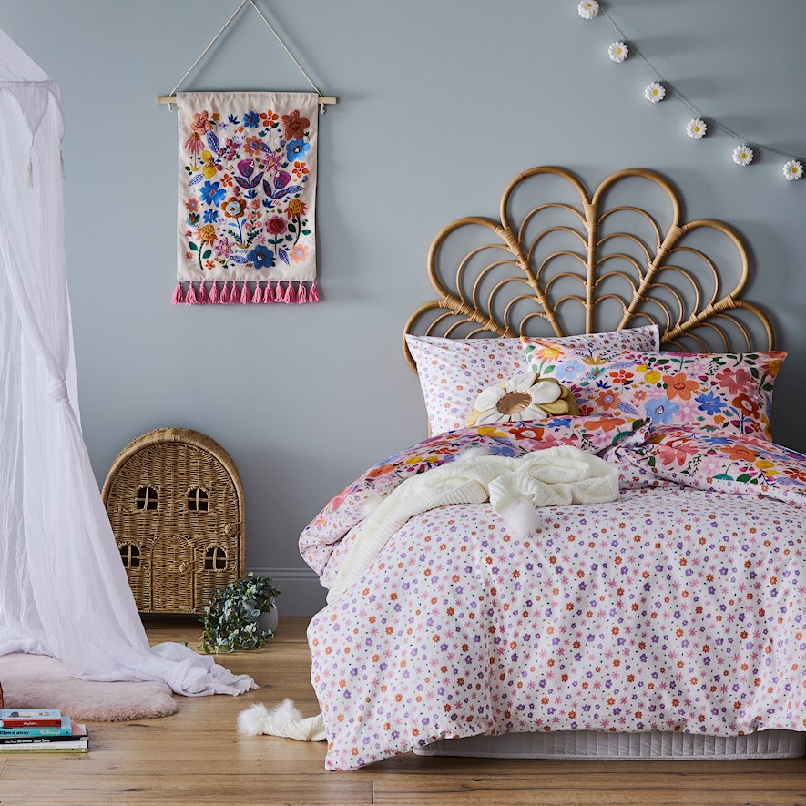 Bloom Pink Quilt Cover Set | Adairs