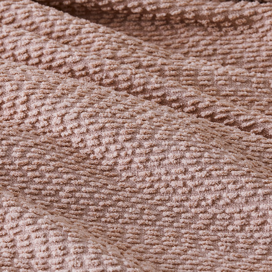 Byron Boucle Blush Quilt Cover Set Adairs