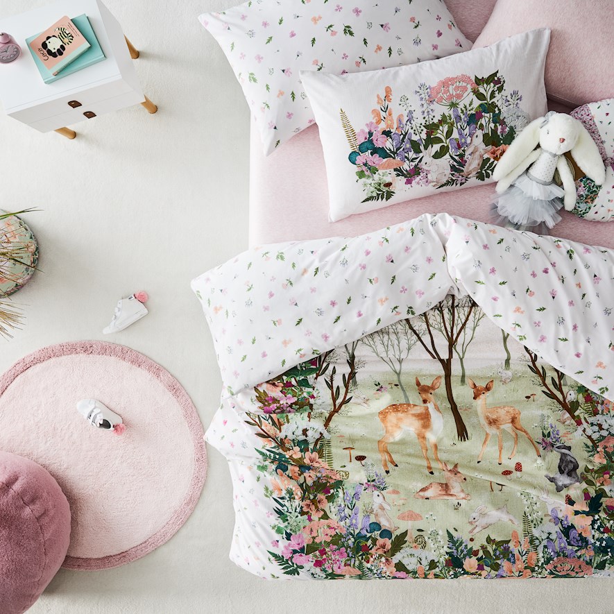 Pretty Forest Quilt Cover Set Adairs