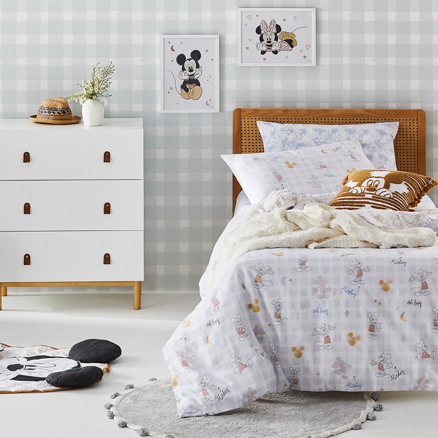 Mickey mouse cot set afterpay store