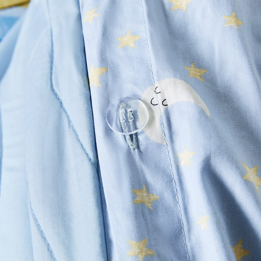 Adairs Kids Bluey Chambray Quilted Quilt Cover Set Adairs