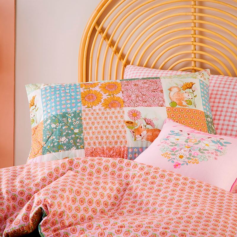 Storybook Multi Patchwork Quilted Duvet Cover Set