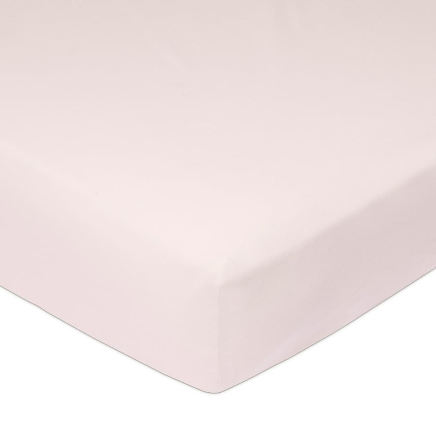 Stonewashed Cotton Tutu Pink Pack of 2 Fitted Sheets Adairs
