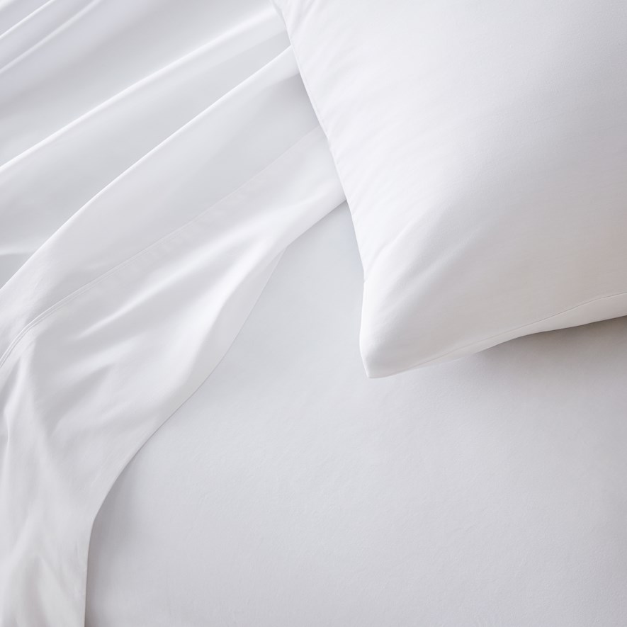 Organic Cotton White Sheet Set Adairs