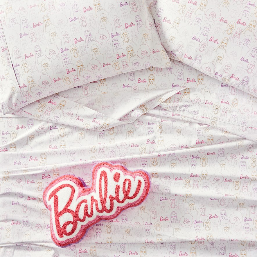 Barbie top bed set