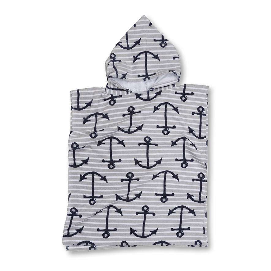 Hooded Beach Towels Anchors Away S17 Adairs