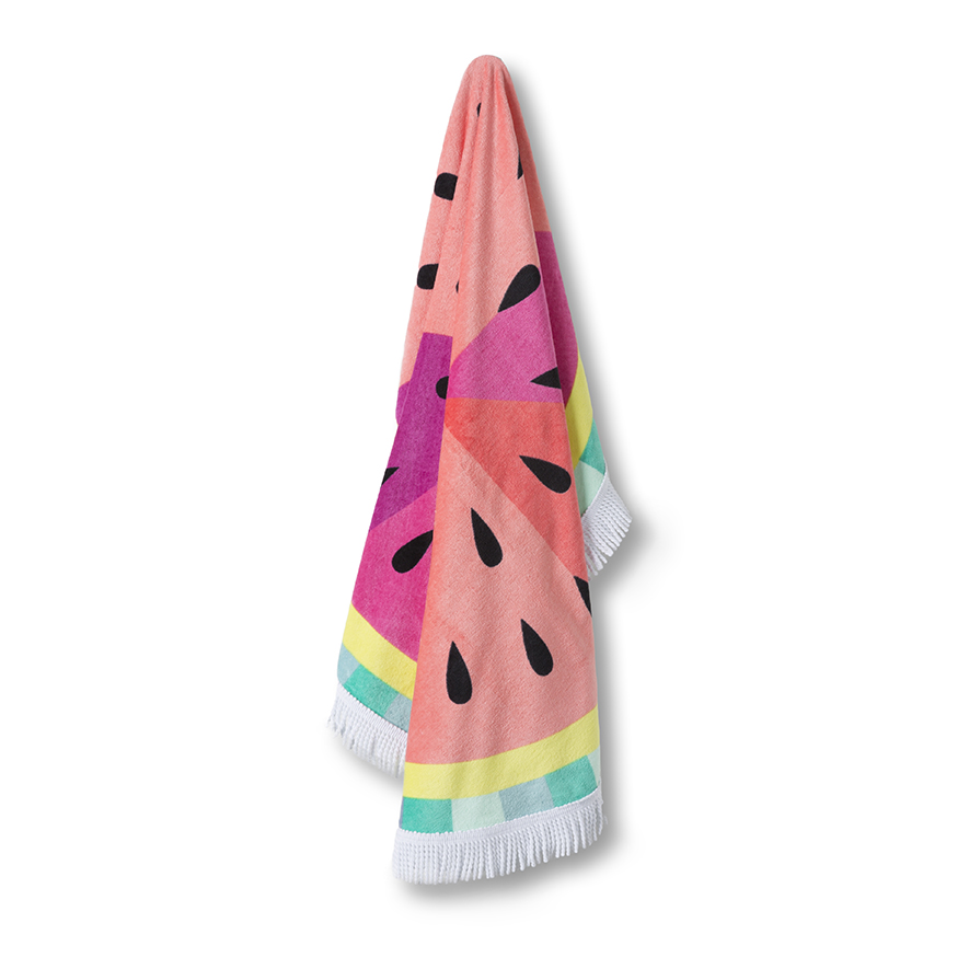 Circle Beach Towels Watermelon Adairs