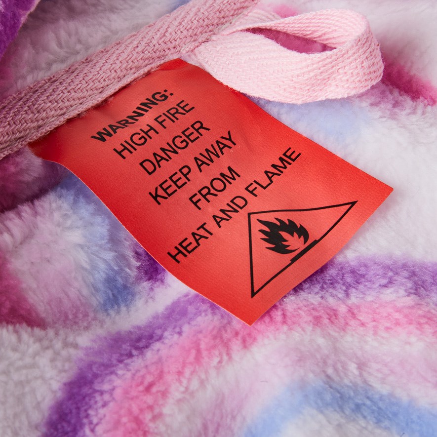 Ultra Soft Kids Rainbow Bathrobe Adairs