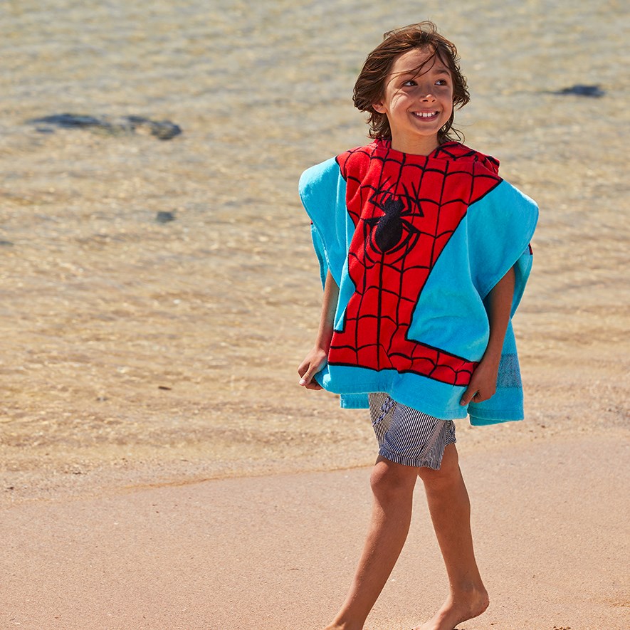 Spiderman hotsell hooded towel