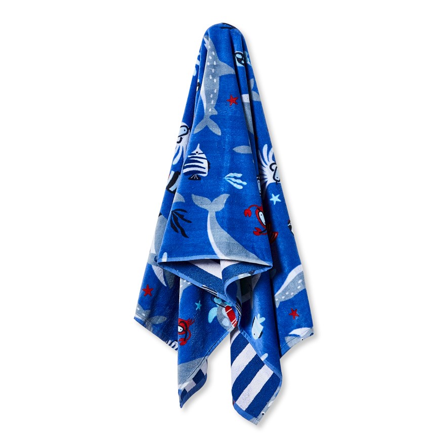 Deep Dive Printed Beach Towel Adairs