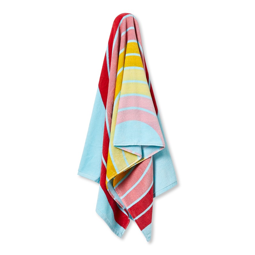 Printed Rainbow Beach Towel Adairs