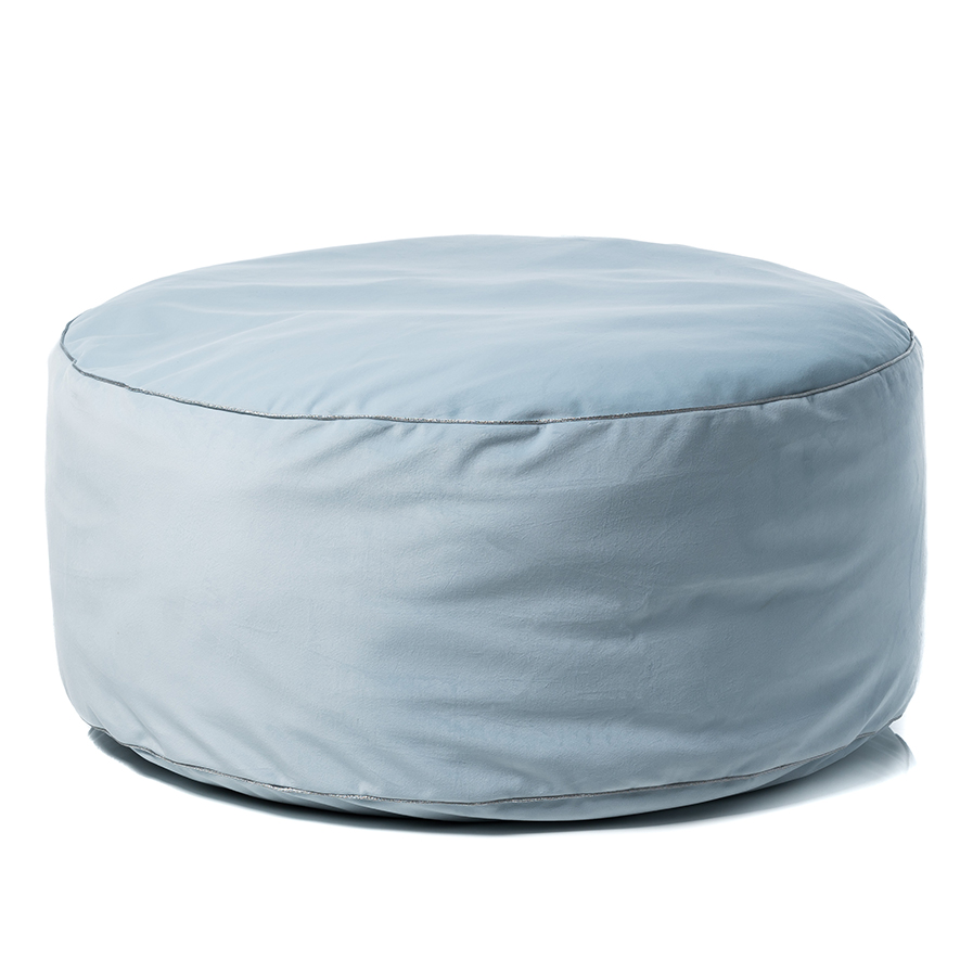 Velvet Floor Cushion Blue Adairs