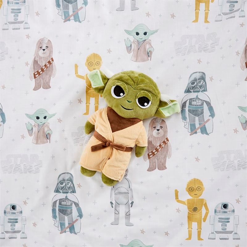 Star Wars Green Yoda Shaped Cushion