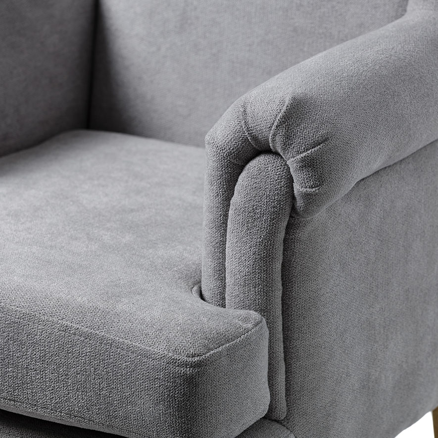 Draper Chair Pale Grey Adairs