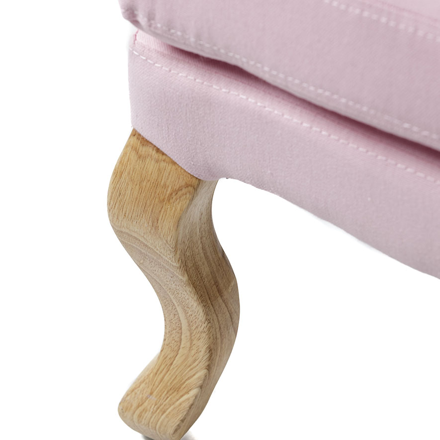 Draper Soft Pink Chair Adairs