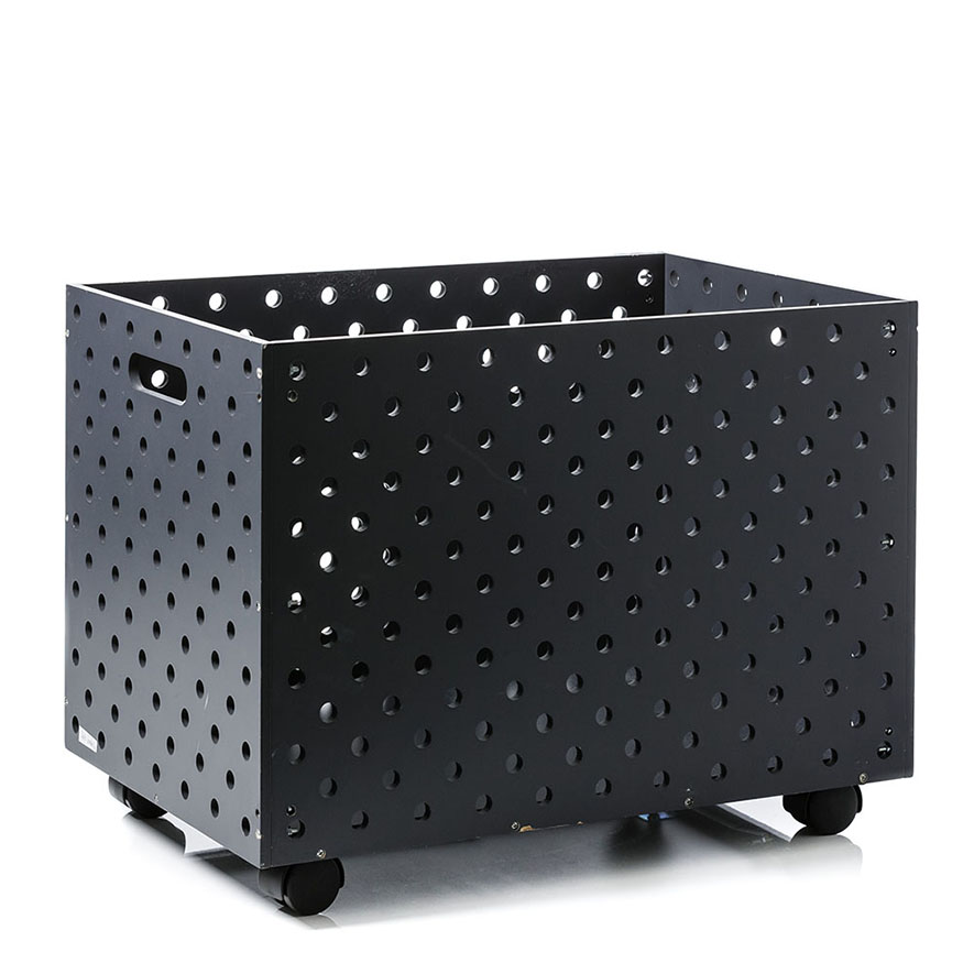 Grey Toy Box on Wheels Adairs