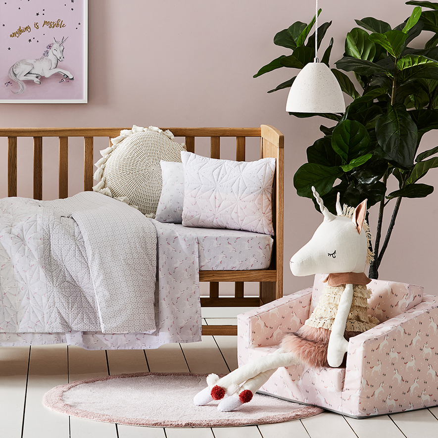 Flip Out Luna Unicorn Sofa Bed Adairs