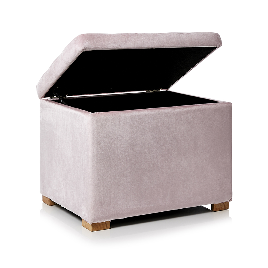 Valentina Velvet Blanket Box Pink Adairs