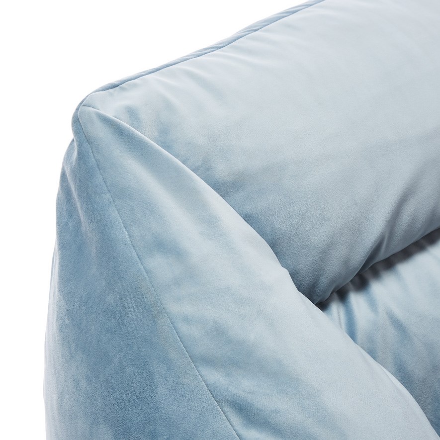 Lounge Chair Blue Velvet Adairs