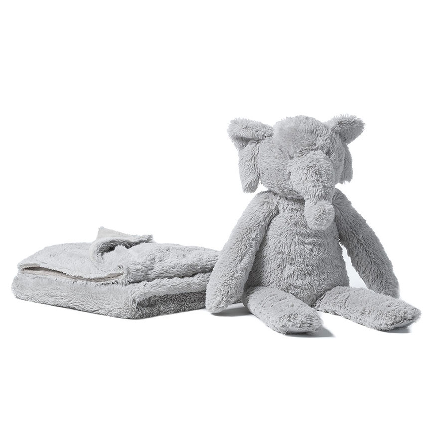 Adairs Baby Snuggle Buddies Elephant with Blanket Home & Gifts Gifts & Toys Adairs Kids