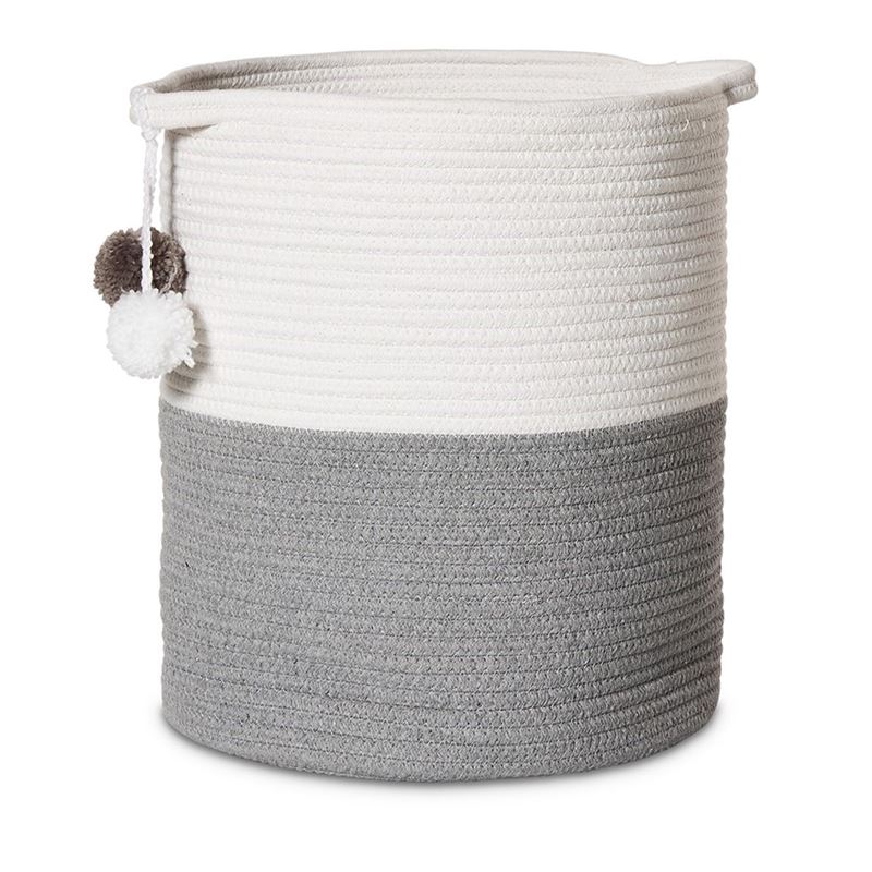 Remi Rope Baskets in Grey & White