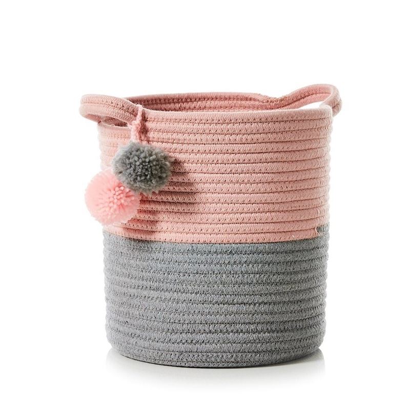 Remi Rope Baskets Pink 