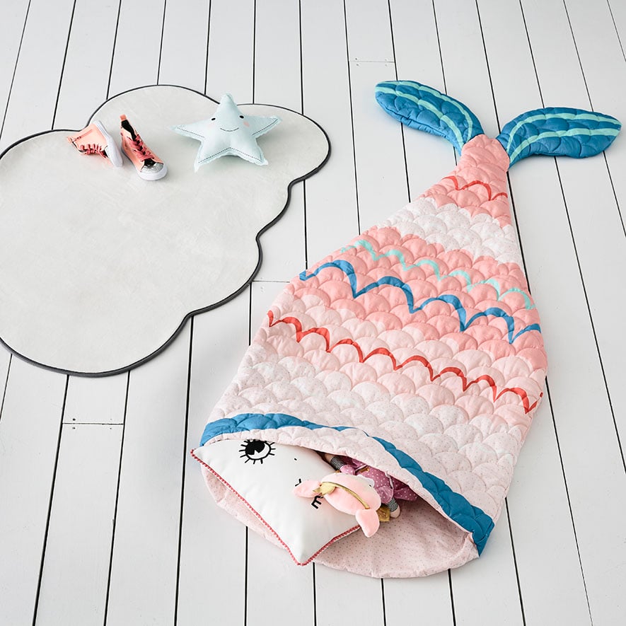 Mermaid tail sleep best sale sack
