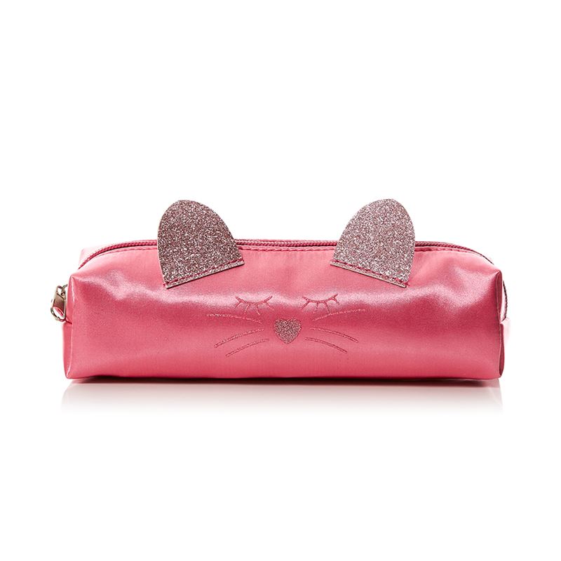 Adairs Kids - Bag Collection Cat Pink Pencilcase | Adairs