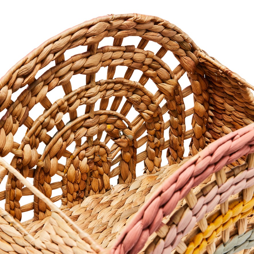 Adairs Kids Painted Rainbow Storage Basket Adairs