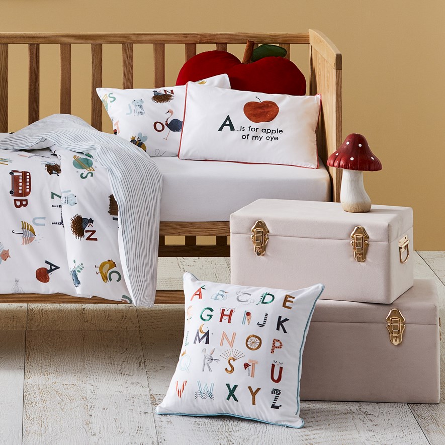 A Is for Apple Cot Pillowcase Adairs