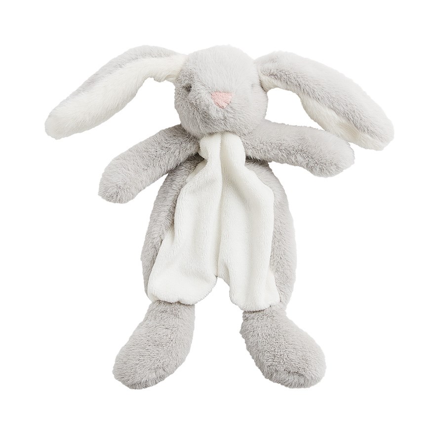 Plush Grey Bunny Baby Comforter | Adairs
