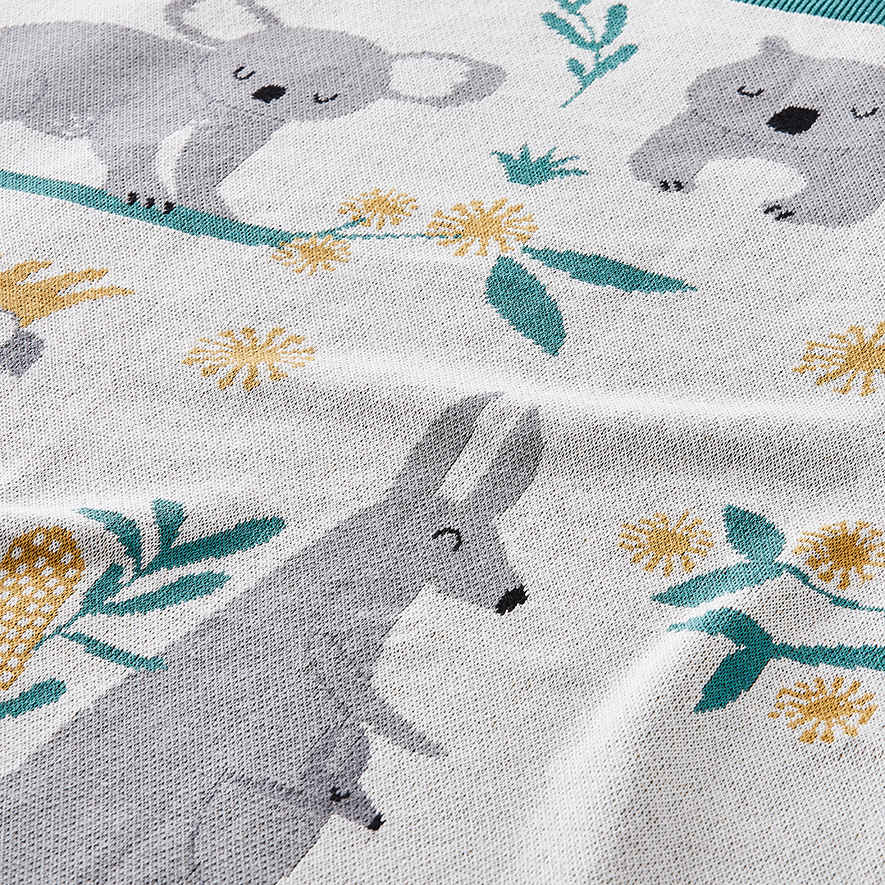 Australiana Organic Cotton Baby Blanket Adairs